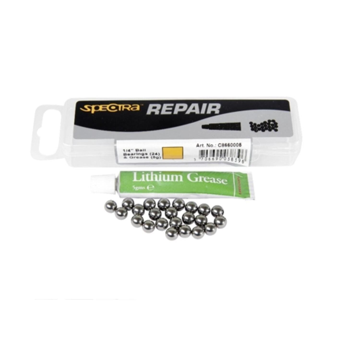 SPECTRA Kulor 1/4" med fett (24st)