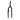 Framgaffel 559 1 1/8" svart