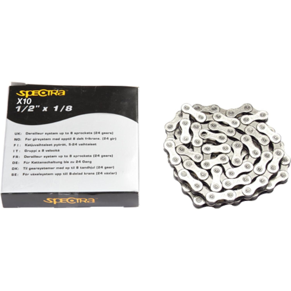 SPECTRA Kedja 1/2x11/128 silver/grå