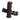 SPECTRA Handtag med reflex 115mm svart
