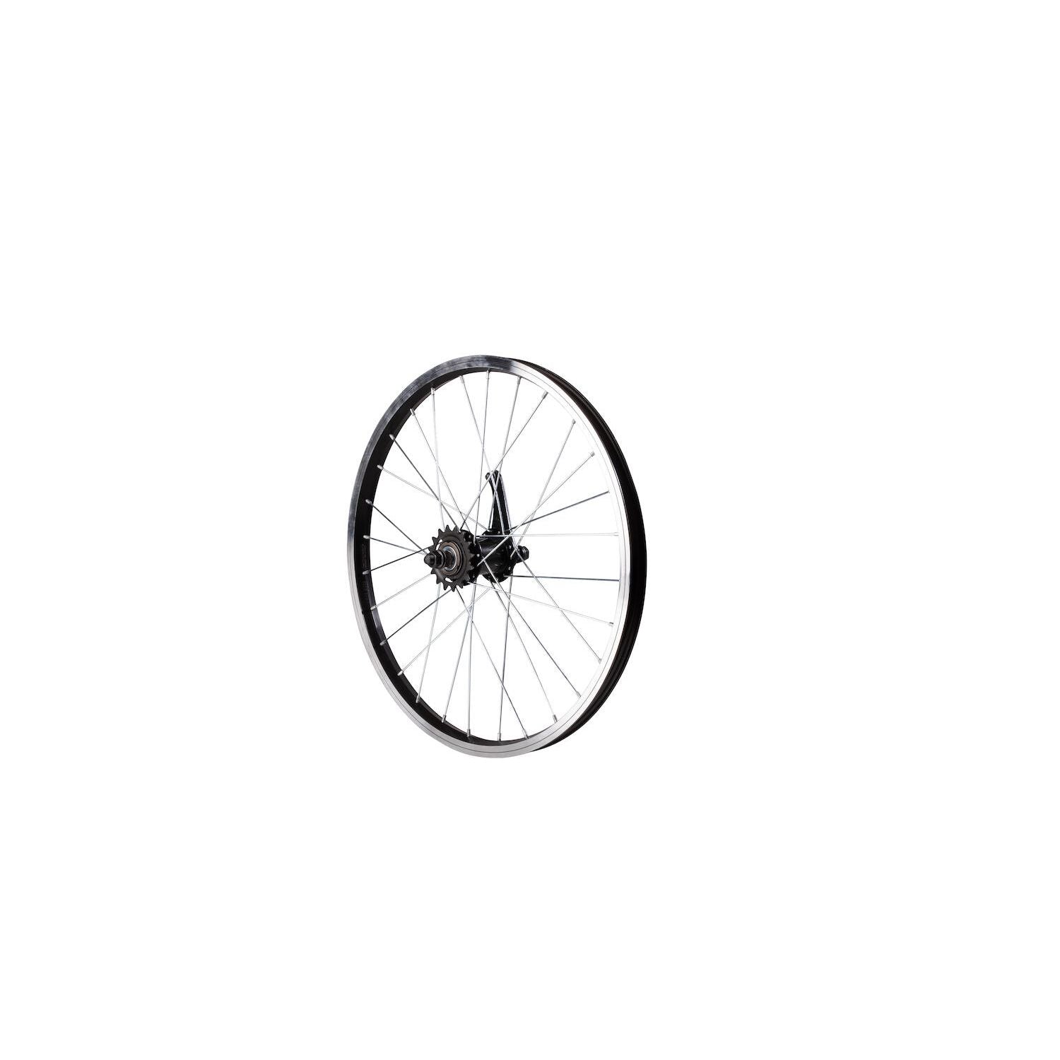 Hjul bak 406mm sv/sil 0-vxl