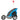 SPECTRA Cykelkärra alu f 2barn blå/gr