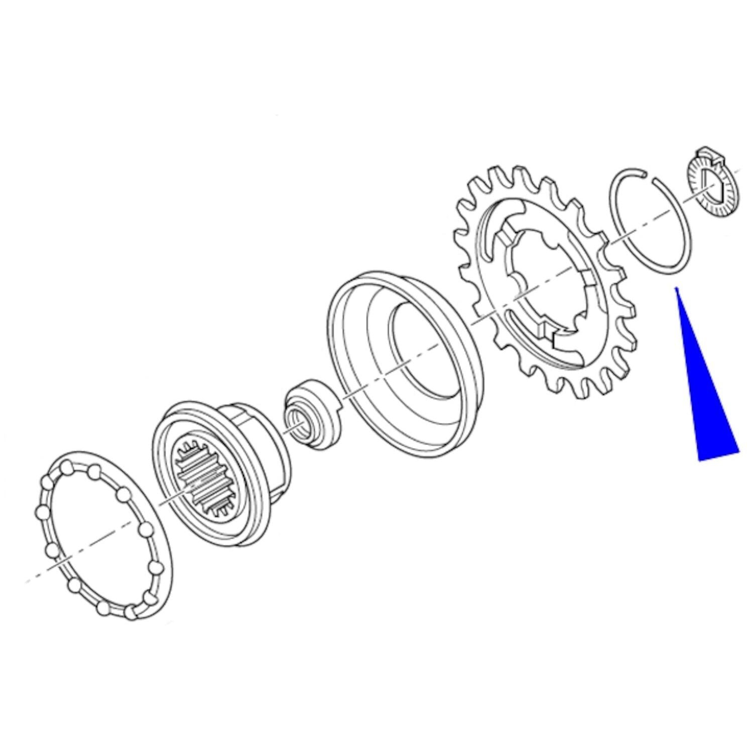 SRAM Låsring spectro för kedjekrans
