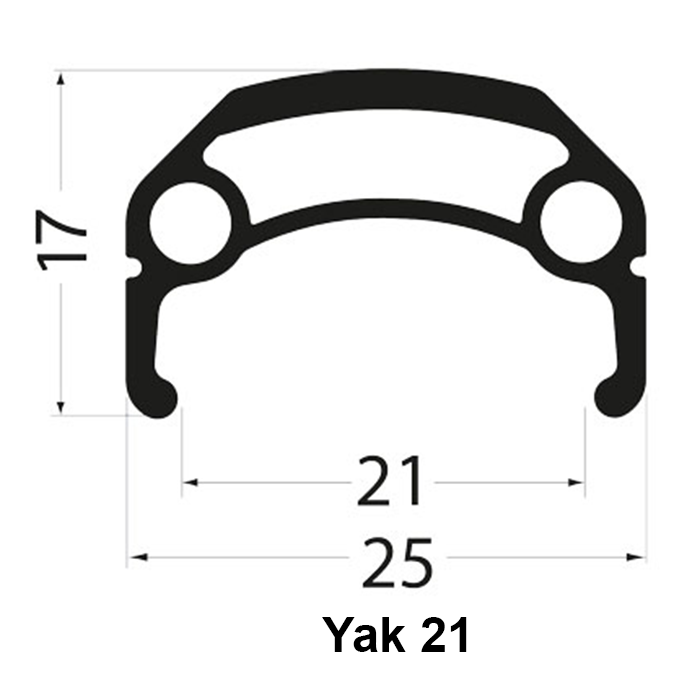SKEPPSHULT FRAMHJUL 28 (635) RB/NAVD YAK SILVER